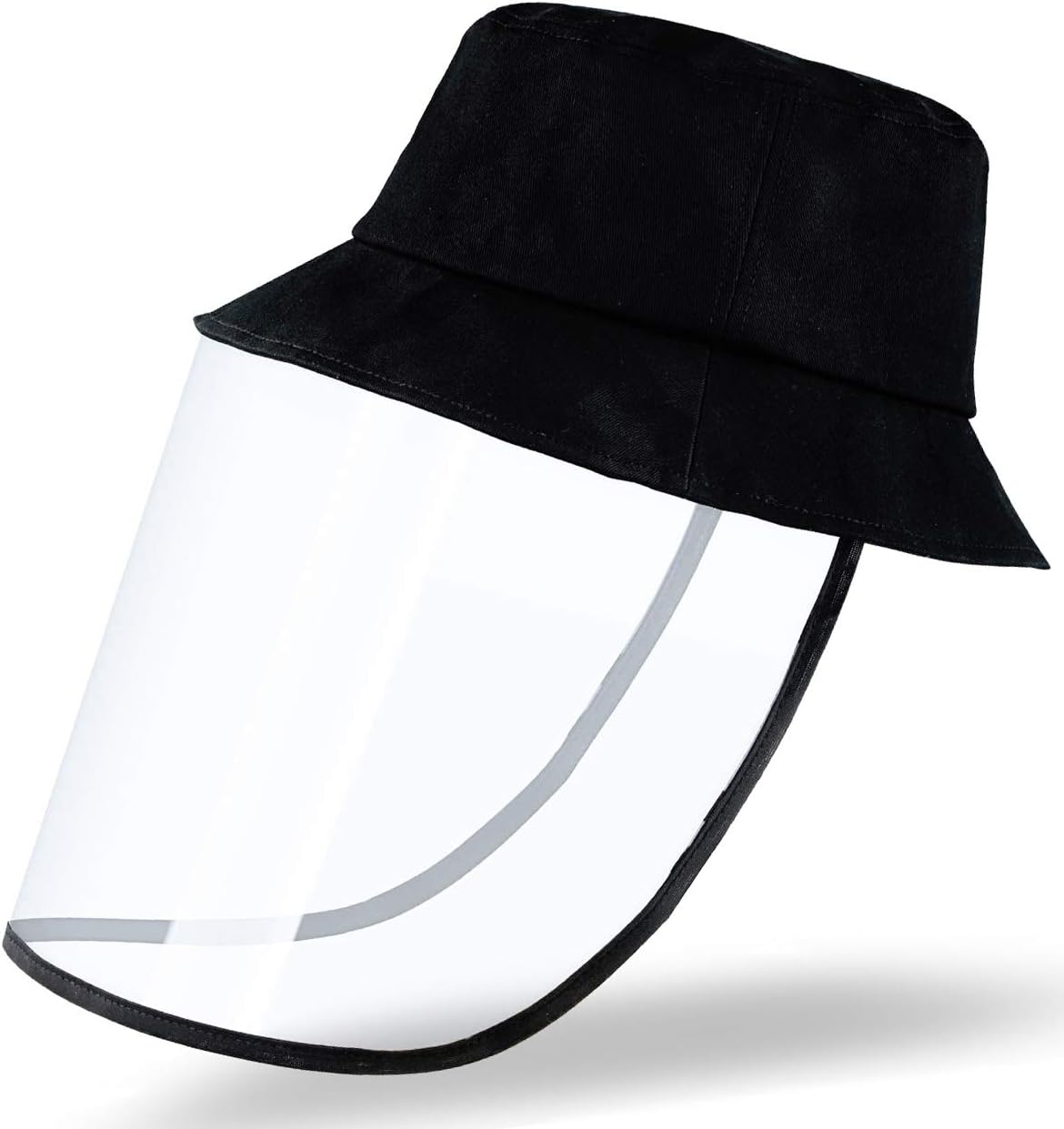 Full Face Shield Fisherman Hat Facial Cover Cap Soft Plate for Men Women Kids