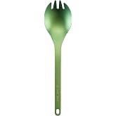 Snow Peak Titanium Spork for Outdoor Use, Portable and Durable, Green | Lightweight, Perfect for Camping, Backpacking, Hiking &amp; Everyday Use, Premium Anodized Titanium
