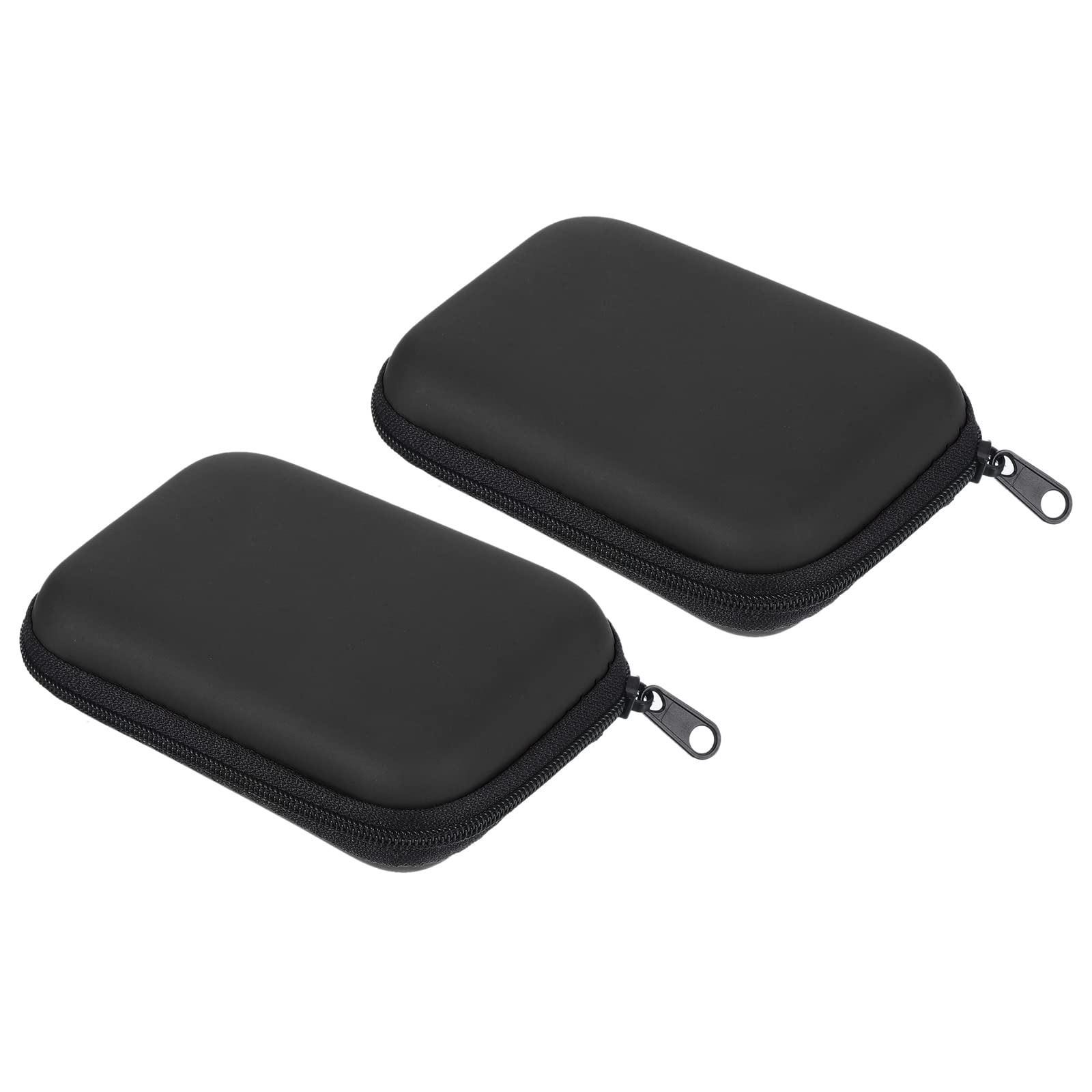 PATIKIL Dart Case, 2 Pack Multi-Functional EVA Darts Carrying Storage with Mesh Pockets for Darts, Tips, Flights, Accessories, Black