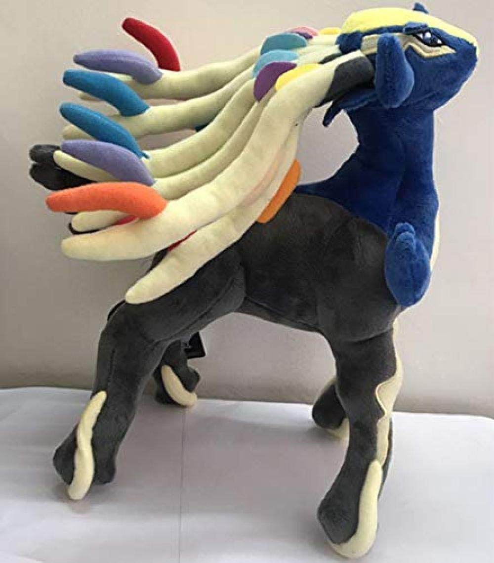 LFSLAS Anime Games Series New 42Cm Xy Dogz Xerneas Plush Toy Stuffed Toys A Birthday Present for Children