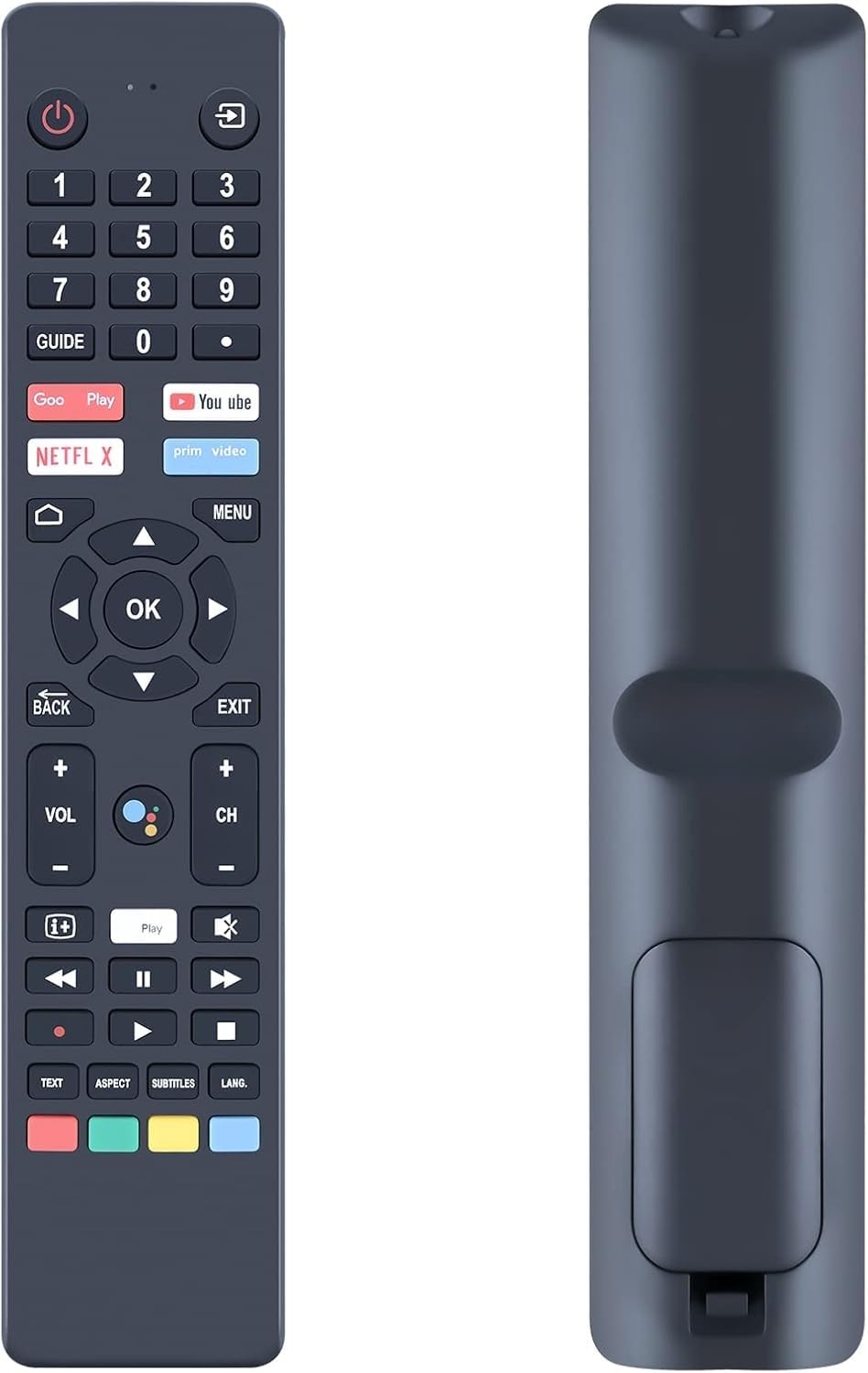 TCNOUMT Replacement RM-C3250 Voice Remote Control Compatible with JVC Smart 4K UHD Ultra HD TV LT-32CA690 LT-32CA790 LT-50CA890 LT-55CA890 — image 1
