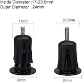 PLATT Bike Grips with Aluminum Lock Non-Slip Rubber 128mm Black view 6
