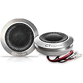 CT Sounds Meso 25mm 100 Watt Flush-Mount Premium Silk-Dome Tweeters, Pair