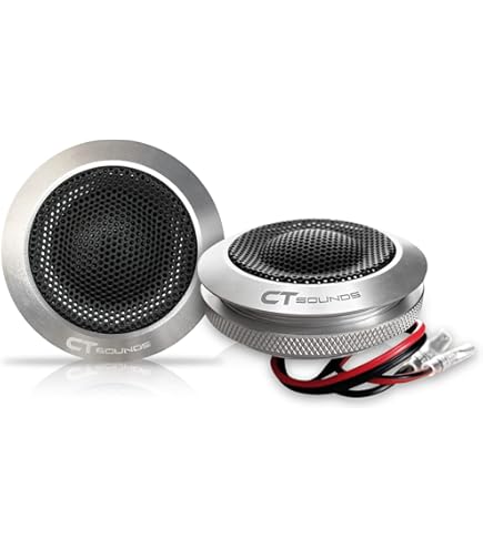 Tweeters Alpine S-Series S-S10TW - Dôme En Soie 2,5 Cm - Aimant Néodyme - Puissance 80W RMS - Support Réglable