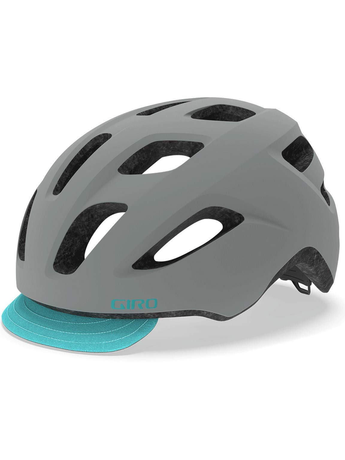 Giro Unisex Adult Trella Urban Helmet - Matte Grey/Dark Teal, 50-57 cm