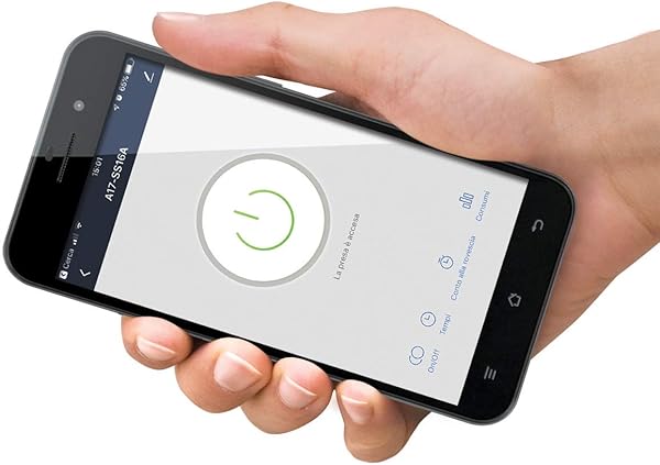 Atlantis Smart Plug WiFi A17 SS16A   Enchufe elctrico controlado por WiFi con interruptor de control remoto temporizador compatible con Amazon Alexa Google Home APP Android e iOS blanco