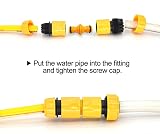Cretty-Meet 6Pcs Double Male Hose Connectors Garden Hose End Couplers C-923 view 3