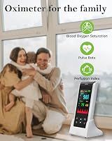 HOLFENRY Oxygen Monitor Finger Pulse Oximeter with App Bluetooth CE UK view 2