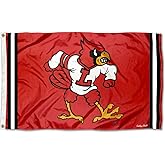 College Flags & Banners Co. Louisville Cardinals Vintage Retro Throwback 3x5 Banner Flag