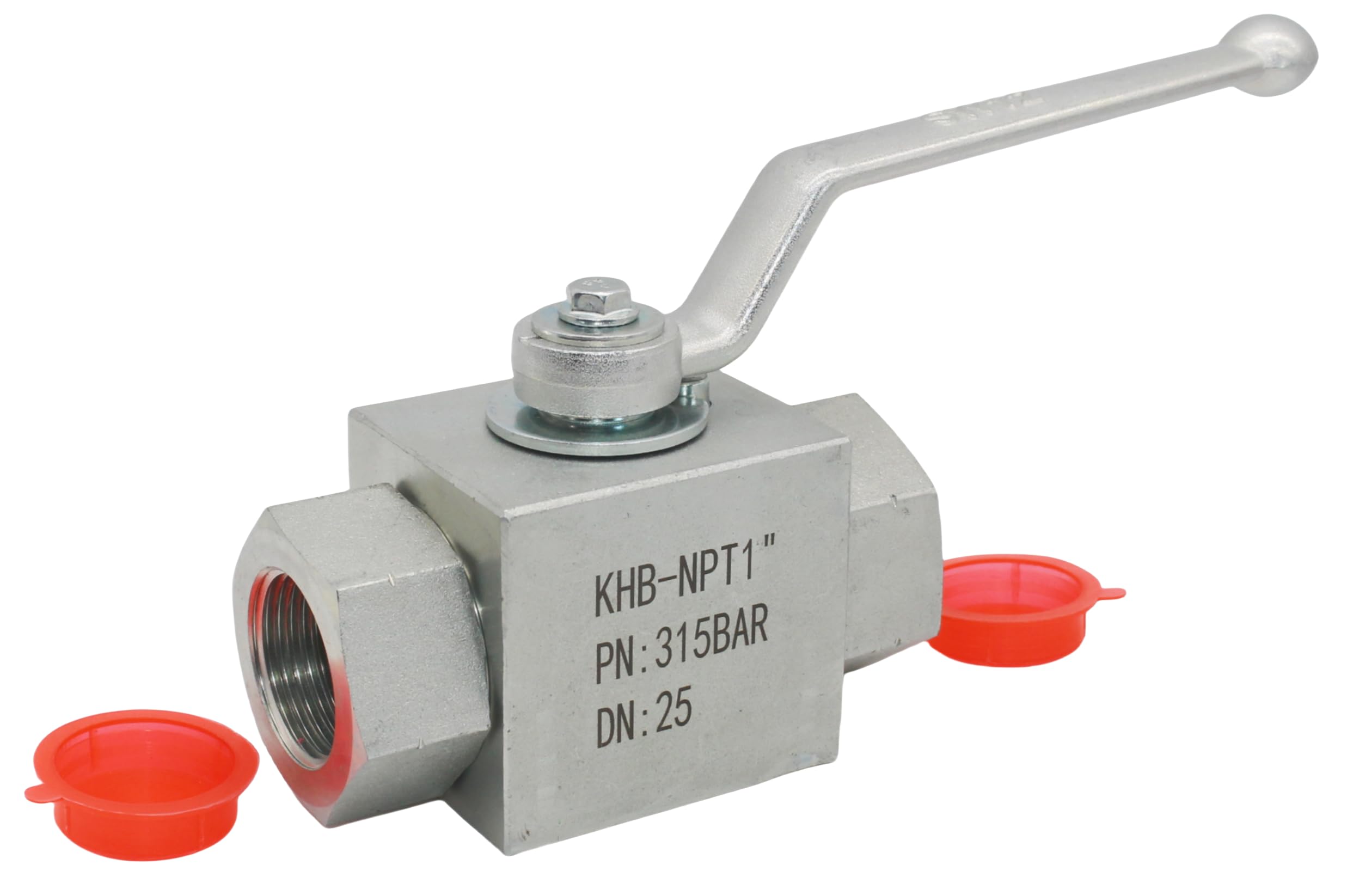 Photo 1 of High Pressure Hydraulic Ball Valve KHB 1'' NPT, Shut-Off 2 Way Ball Valve, 1 Inch Hydraulic Valve 4650 PSI