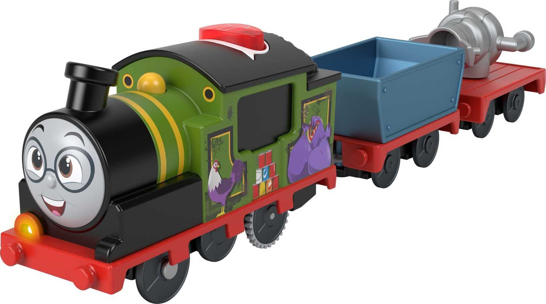 Thomas & Friends Motorized Toy Train Talking Whiff Engine with Sounds Phrases & Cargo Car for Preschool Pretend Play Kids Ages 3+ Years