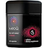 MitoQ +Heart Premium CoQ10 Antioxidant - Contains Mitoquinol Mesylate, Magnesium, L-Carnitine & Vitamin D3 - Supports Cardiovascular and Circulatory Health, & Cell Vitality (60 Capsules)
