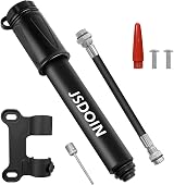 Jsdoin Portable Mini Bike Pump Universal Presta Schrader Valve 100 PSI view 1