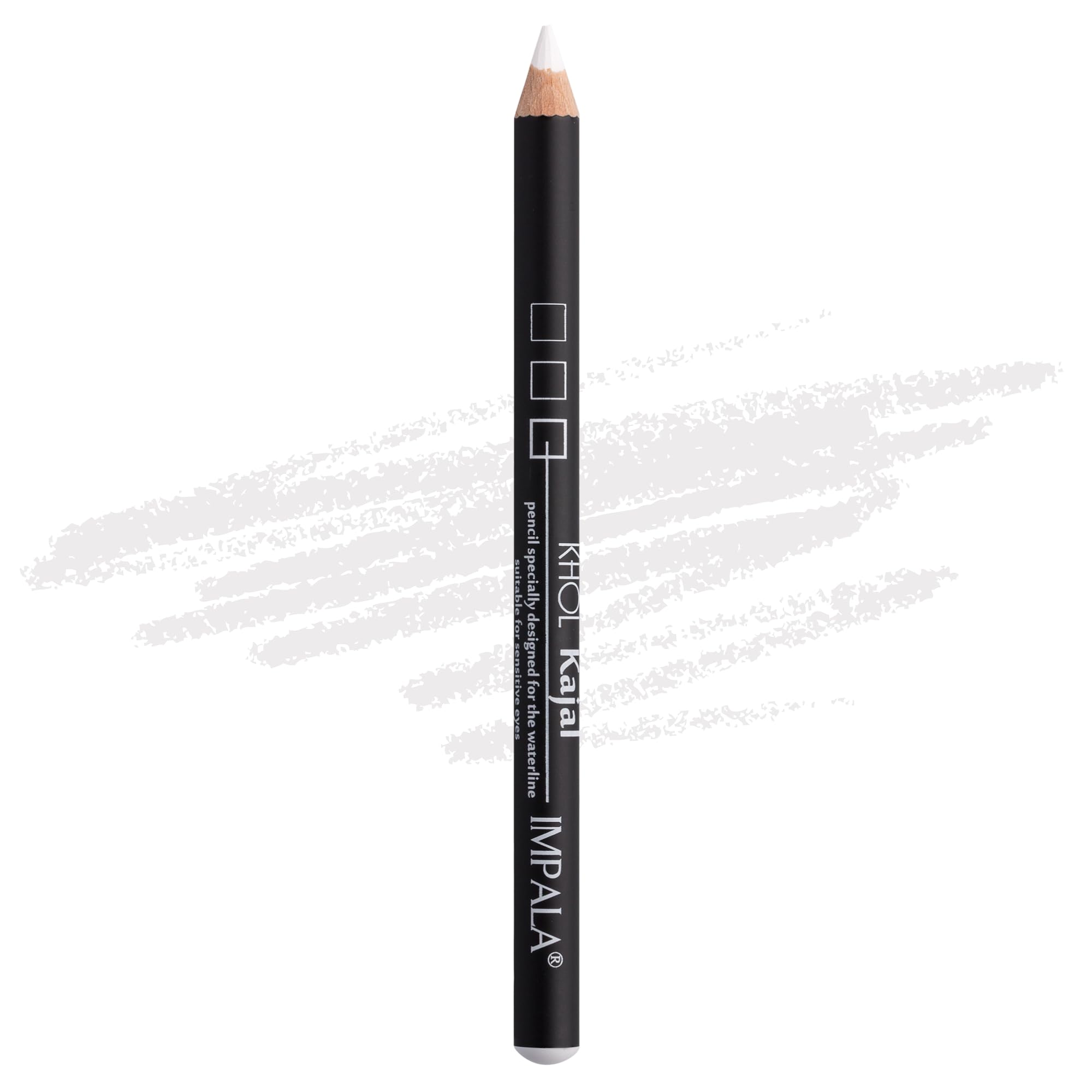 IMPALA - Waterproof Khol Eyeliner I Pencil Color 84 White | Eye Liner | Perfect Line, Intense Look | Water-Resistant and Long-Lasting Eyeliner | Soft and Creamy Formula | Eye Makeup
