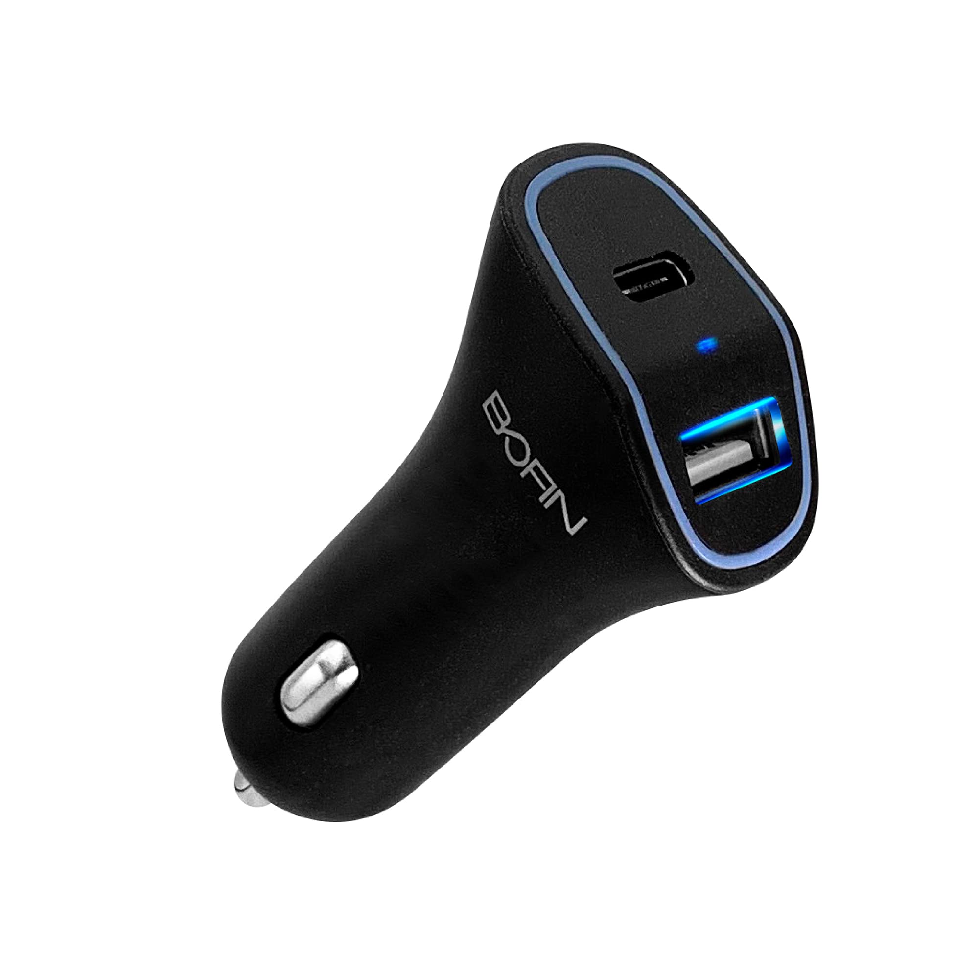 BOFIN, USB C Car Charger (Upgrade Version), BOFIN 20W 2-Port Type C Fast Car Charger, USB A USB C Adapter for All Smartphone and Laptops Tablets