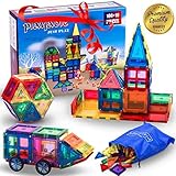 Mega Magnetic Building Blocks Set: Teach a Child Physics and Science with a 100 + 14 Pieces Thinking Game. 100-Piece Block Magnets Kit w/ Accessories. Colored Construction Magnet Tiles w/ Many Shapes
