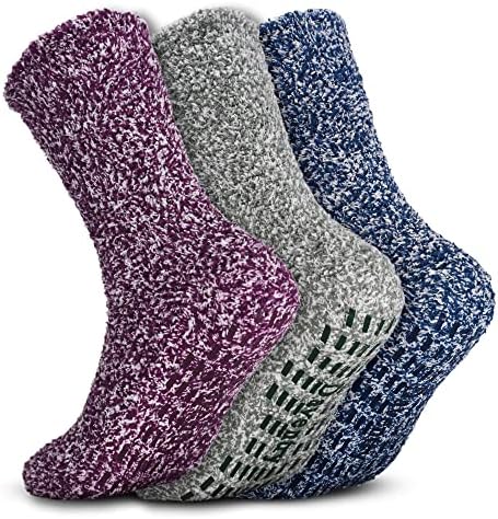 Grippy Socks Slipper Socks For Women Grip Non Slip Fuzzy Fluffy