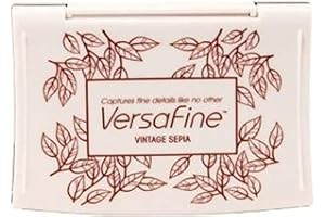 Tsukineko Full-Size VersaFine Instant Dry Pigment Ink, Vintage Sepia