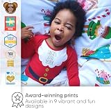 Bloomsbury Mill Toddler Christmas Bedding Set 120x150cm White view 7