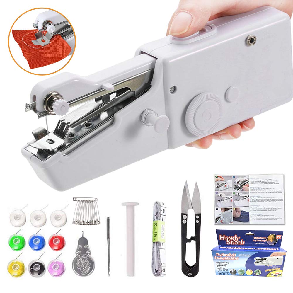 Yibaision Handheld Sewing Machine Portable Mini Small Sewing Machine