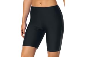 Women's Swim Shorts UPF 50+ Board Shorts Quick Dry Swim Bottoms Rash Guard