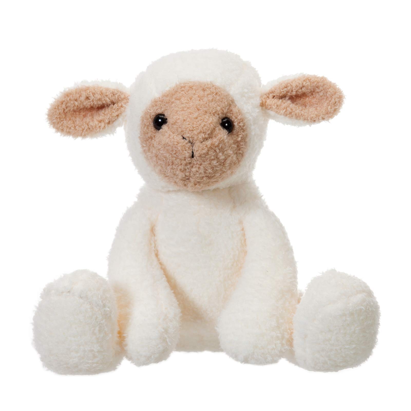 Apricot Lamb Toys Plush Velvet Lamb Stuffed Animal Soft Cuddly Perfect for Child (Velvet Lamb, 8 Inches)