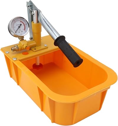 FOLOSAFENAR Manual Water Pressure Test Pump Tester with Manometer for