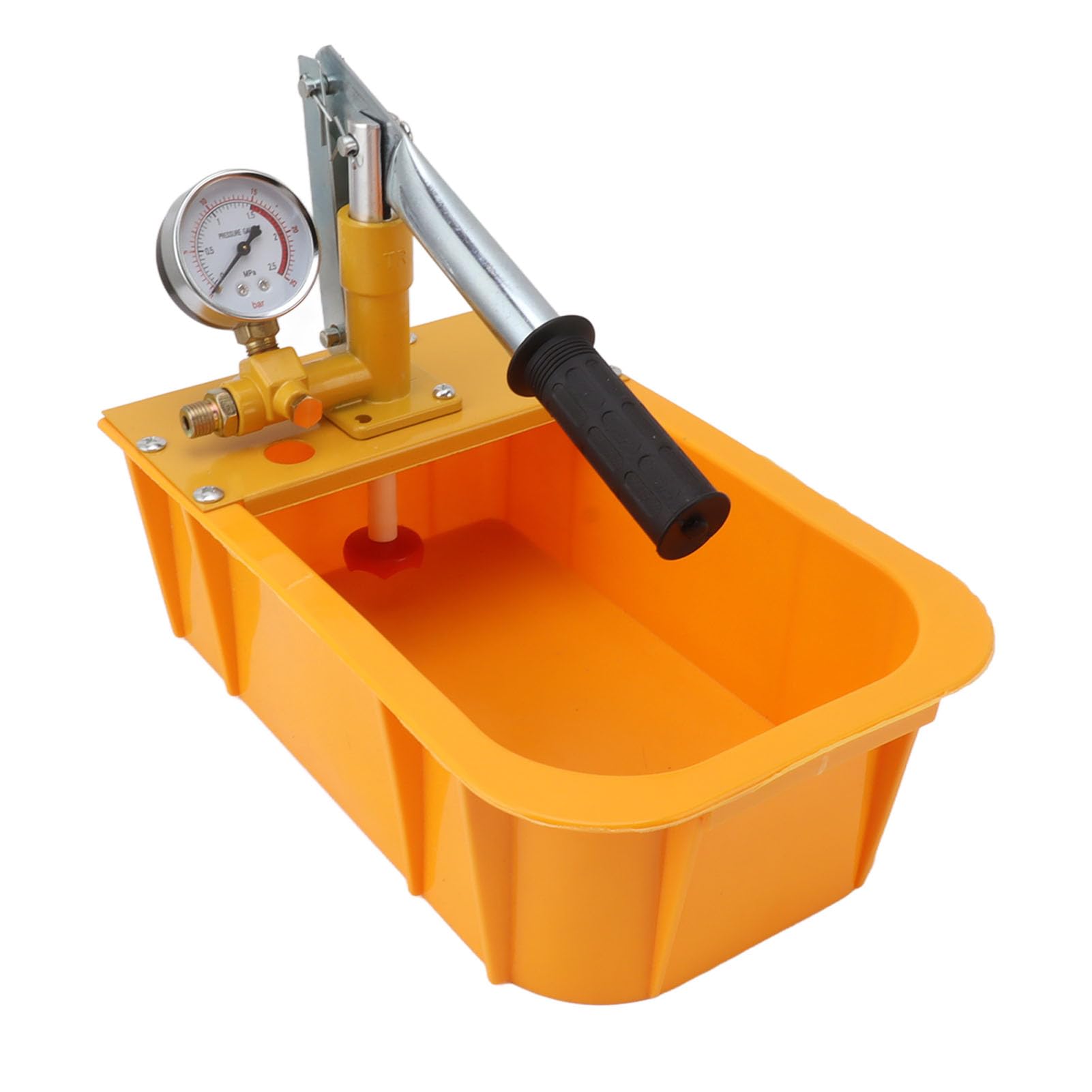 Water Pressure Pump Tester Thickened Manual Pressure Test Pump with Manometer for Underfloor Heating System