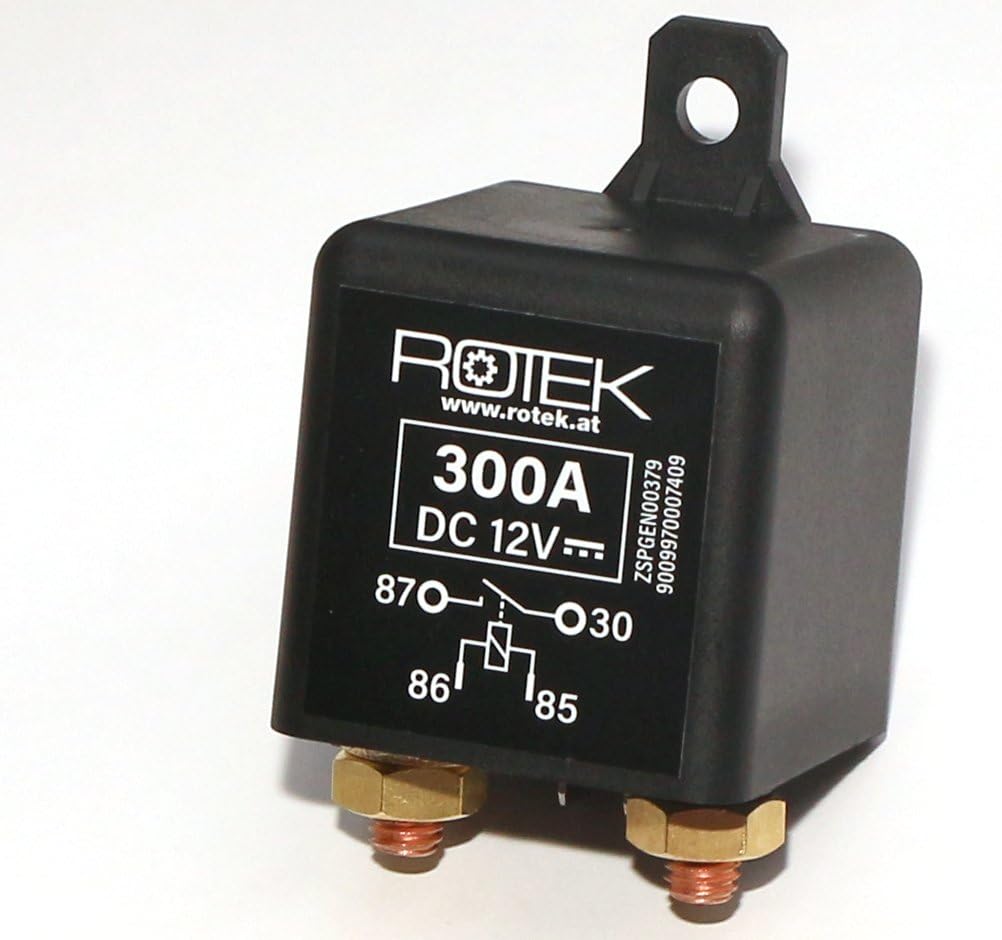 Universell Einsetzbares 12v Relais Mit 1 Schliesser Kontakt Maximalstrom 300a Amazon De Baumarkt