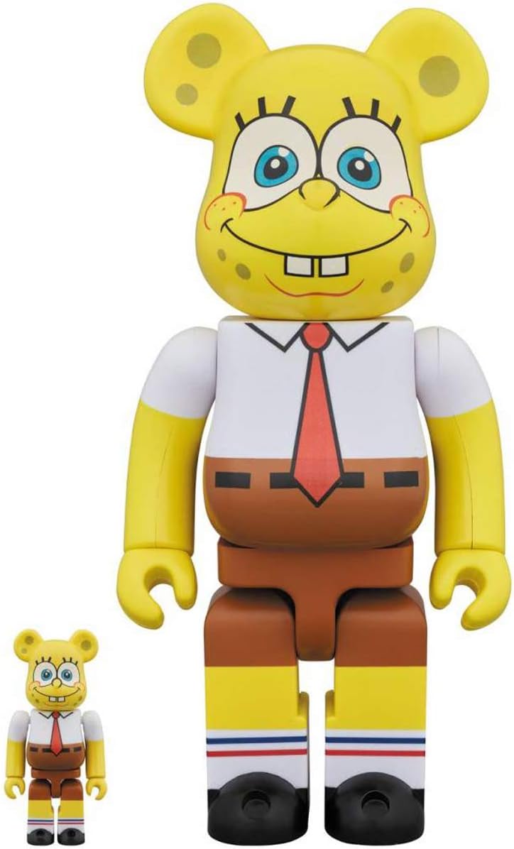 KINKIROBOT 400%+100% BEARBRICK Spongebob