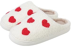 Adisputent Fluffy Slippers For Women Men Warm Cozy Plush Fuzzy Cushion Slippers Slip-on House Slippers for Indoor and Outdoor