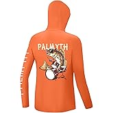 Palmyth Boys Fishing Shirt Youth Hoodie Sun Protection UPF 50+ Long Sleeve Hooded Shirts