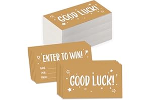 ABURRORI 300 Pcs Classic Enter to Win Raffle Tickets Cards 3.5 x 2 Inch Entry Form Ticket Cards for Contest, Auction, Raffles, Ballot Box with Space for Name, Email Address Phone Number Fields (300)