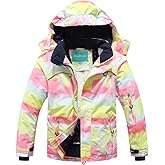PHIBEE Girls' Waterproof Windproof Outdoor Warm Snowboard Ski Jacket