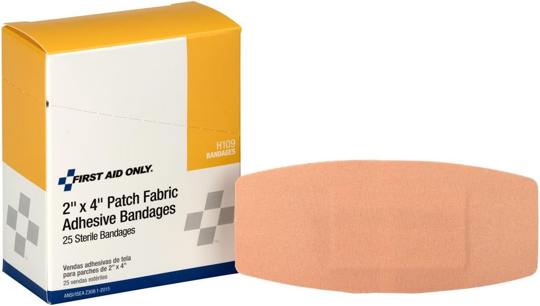 First Aid Only Elbow & Knee Plastic Bandage, 25 Count