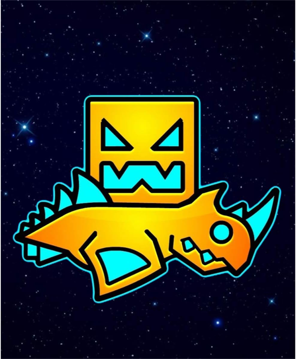 Ge-ome-Try D-ash Games Bedding Set Ultra-Soft for Adult Kid 3 Piece Comforter Sheet Set 86"x70"