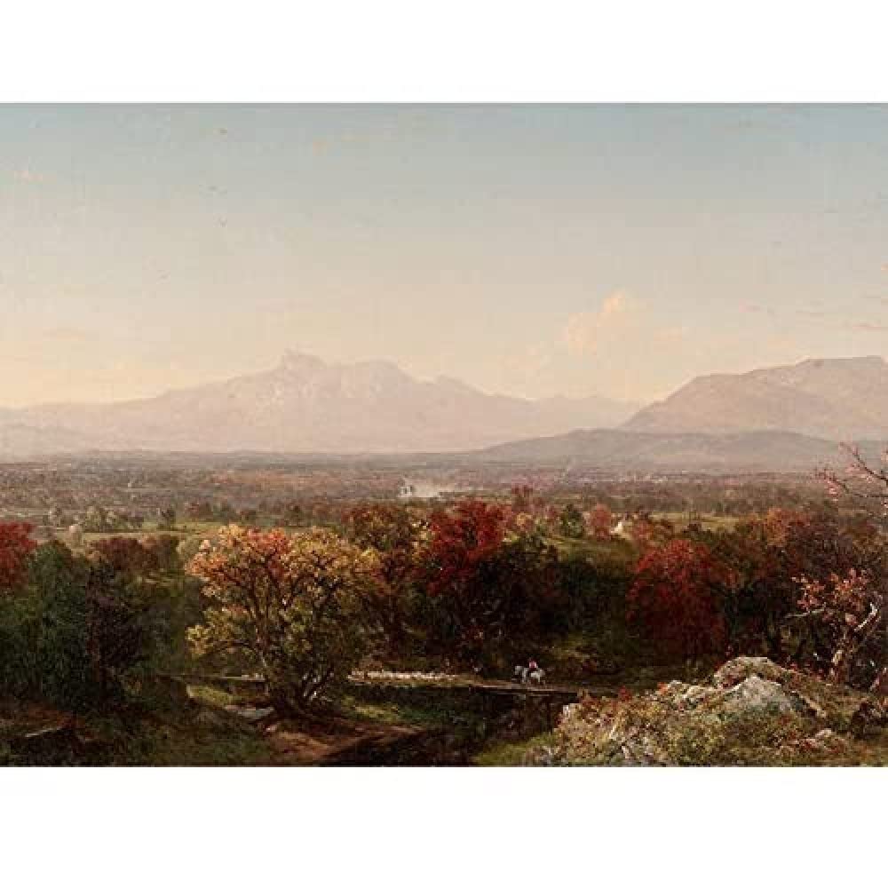 Artery8 Kensett An October Day White Mountains Art Print Canvas Premium Wall Decor Poster Mural