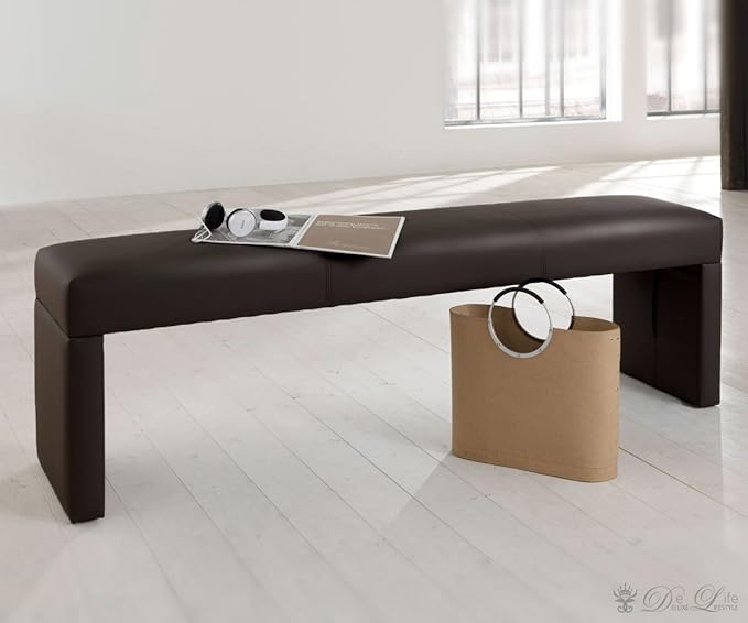 Sitzbank Riccardo 140x40 cm Braun Bank gepolstert: Amazon.de: Küche