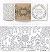 25cm x 25cm 96 Pages English Secret Garden Coloring Books for Adults Relieve Stress Kill Time Graffiti Painting Book Libros