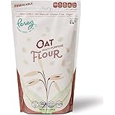 Multi-Purpose Oat Flour (14 oz) - Made From Fresh Whole Grain Oats - Use in Cakes, Cookies, Bread, Pancakes - Vegan, Non-GMO, Grain Free, Nut Free &amp; Gluten-Free Flour