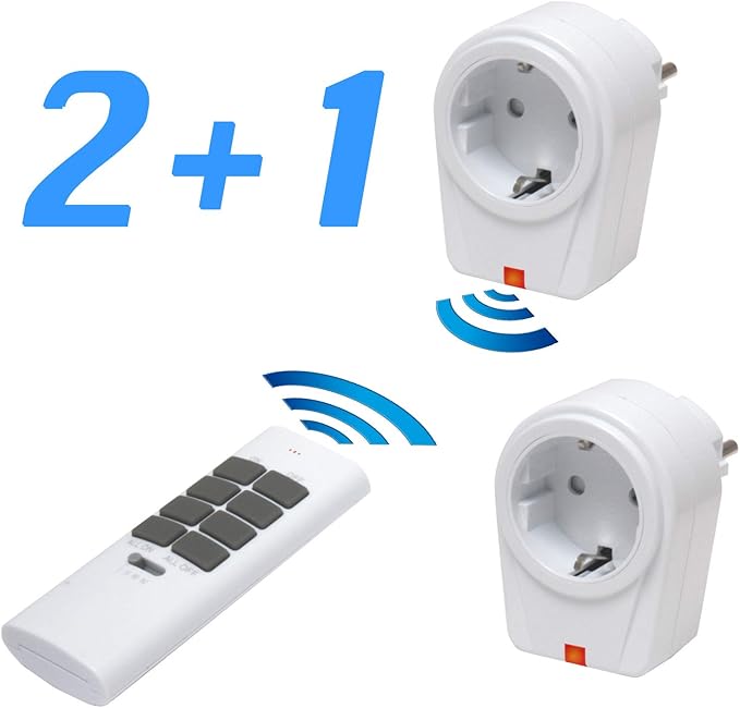 solidbasic – Interrupteur Lot de 2 prises radio : 2 x prises ...