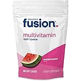 Bariatric Fusion Bariatric Multivitamin Soft Chew | Watermelon Fruit Flavor | Chewy for Post Bariatric Surgery Patients Including Gastric Bypass and Sleeve Gastrectomy | 60 Count | 1 Month Supply
