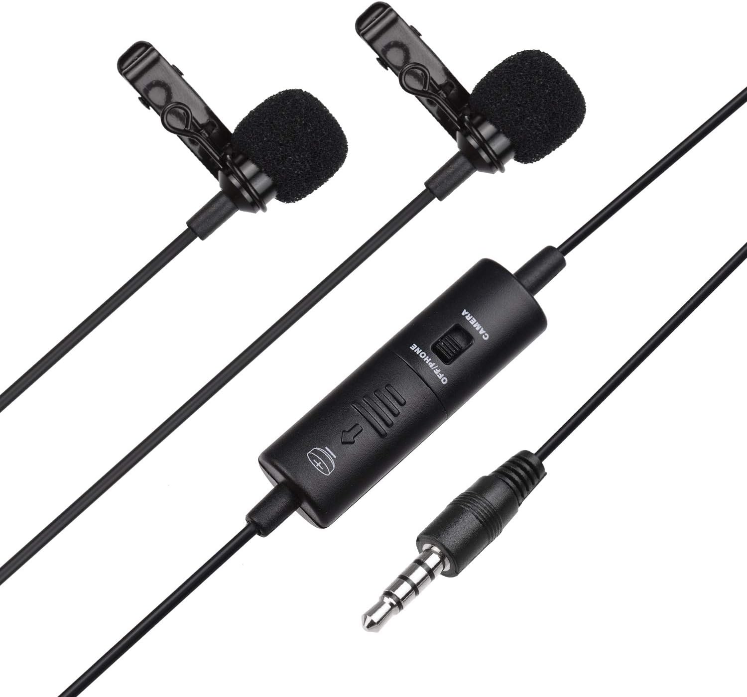 OmniDirectional Condenser Lavalier Microphone Lapel Mic