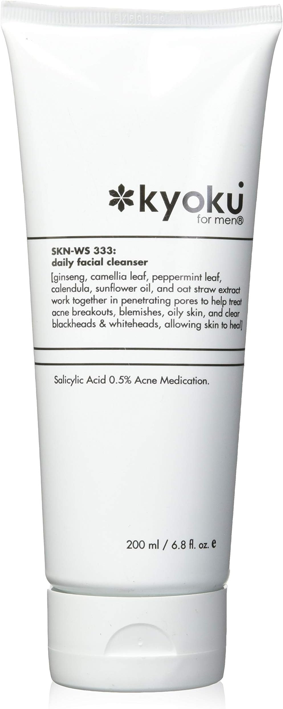 Facial Cleanser For Men By Kyoku For Men Skin Care For Men Face Wash, Kyoku Skin Care Products For Men (6.8oz)
