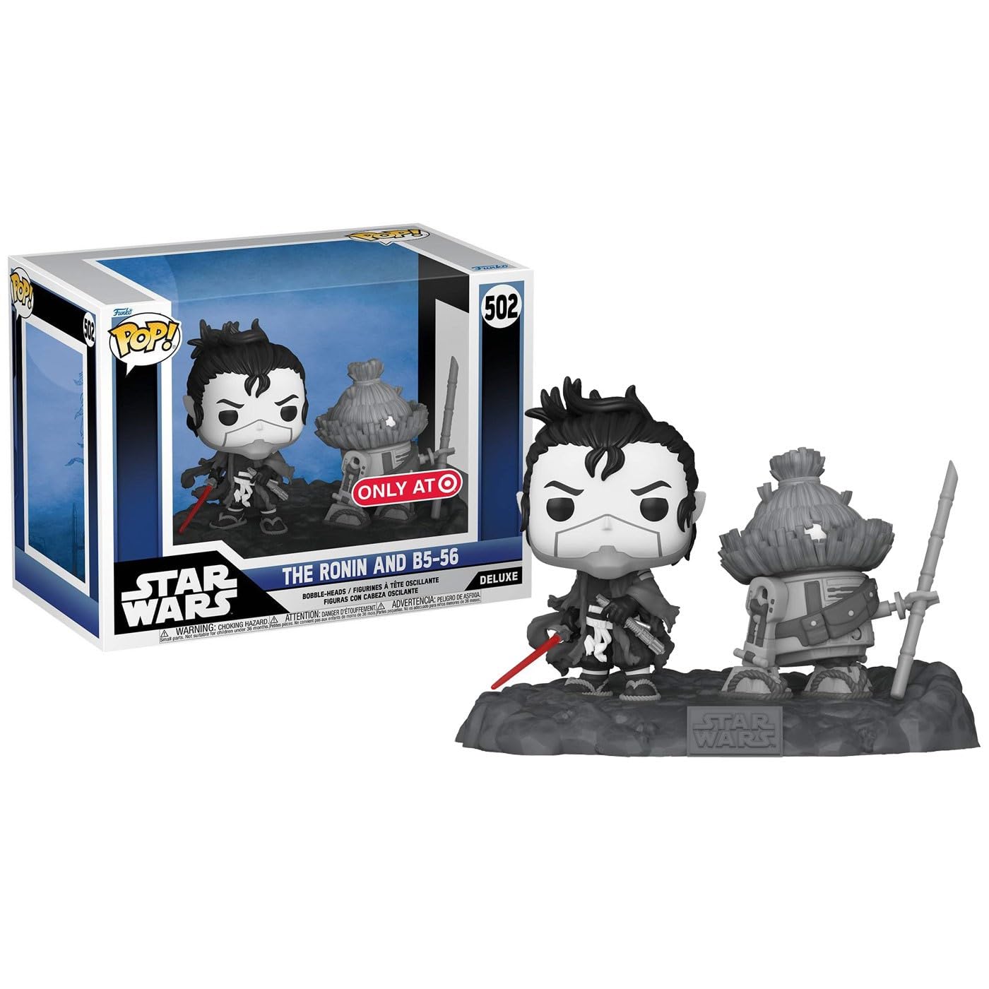 POP! Star Wars 502 The Ronin and B5-56 Glows in The Dark Deluxe Special Edition
