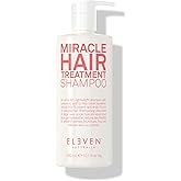ELEVEN AUSTRALIA Miracle Hair Treatment Shampoo for Women & Men - Moisturizing Sulfate Free Shampoo for All Hair & Scalp Types, Helps Reduce Frizz, Prevents Split Ends, Adds Moisture