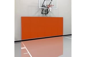 PROGOAL Gym Wall Paddings Basketball Court Wall Protection Pad - 2”Thick Foam Wall Mat Durable Protector for Wall-Mounted Basketball Hoops Garage Taekwondo（60" Lx20 W）