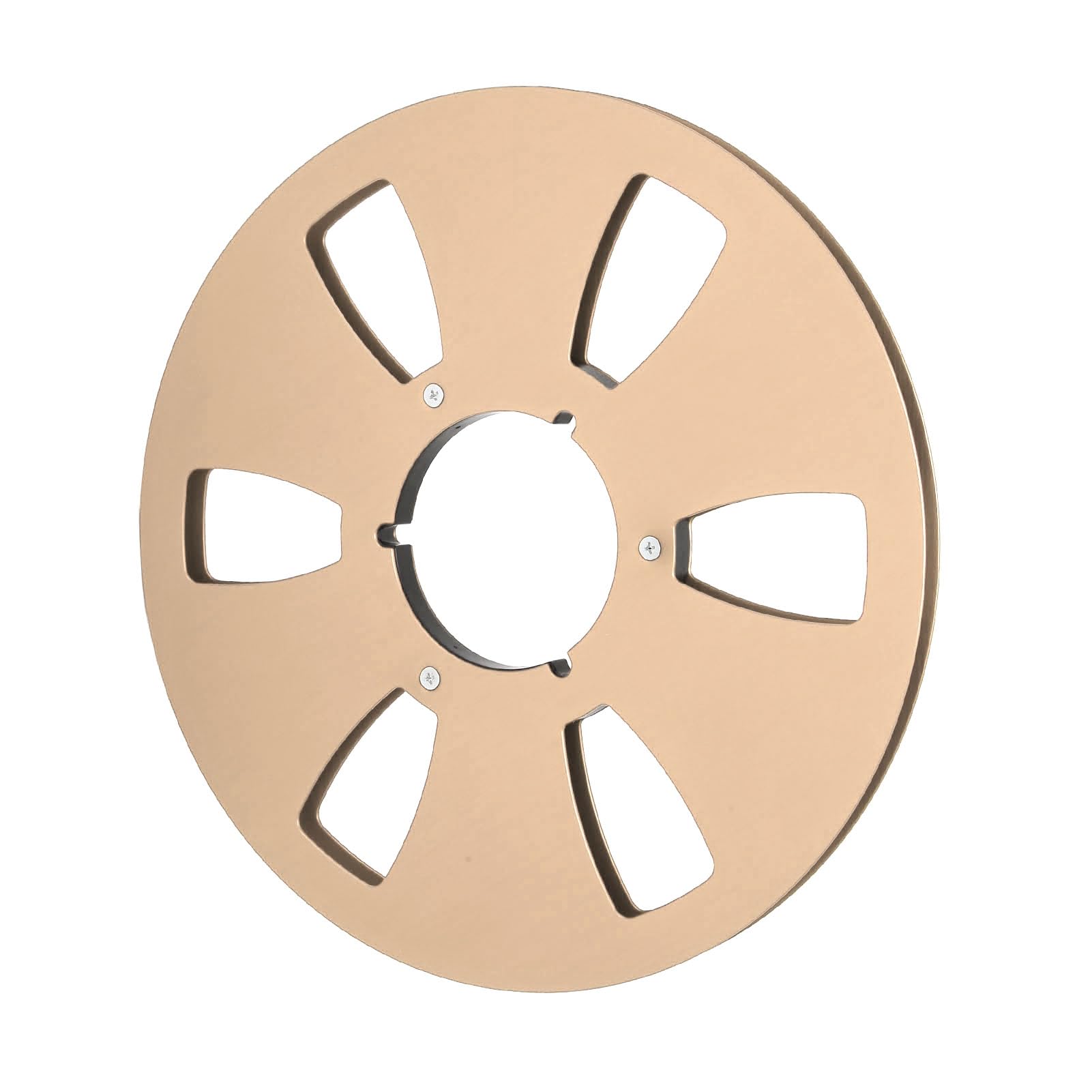 1/4 X 10.5 Empty Take Up Reel to Reel Tape Hub, 6 Holes Nab Open Reel Audio Aluminum Alloy 10.5 Inch Empty Tape Reel Recording Takeup Reel, Tape Reel Empty Disc Opening Parts
