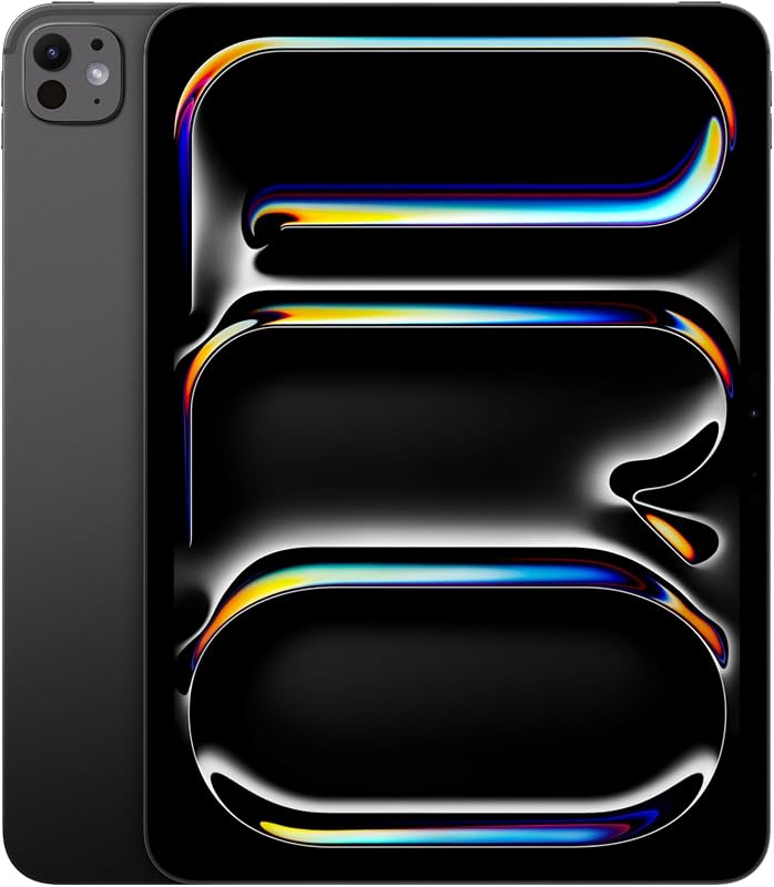 iPad Pro de 11 Pulgadas (M4): Ultra Retina XDR, 2 TB, cámara Frontal de 12 Mpx en Horizontal y Trasera de 12 Mpx, Wi-Fi 6E y 5G, Face ID, autonomía de Sol a Sol, Vidrio nanotexturizado - Plata