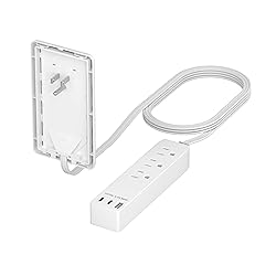 LIDER Outlet Extender with 3 Receptacles, 21W USB